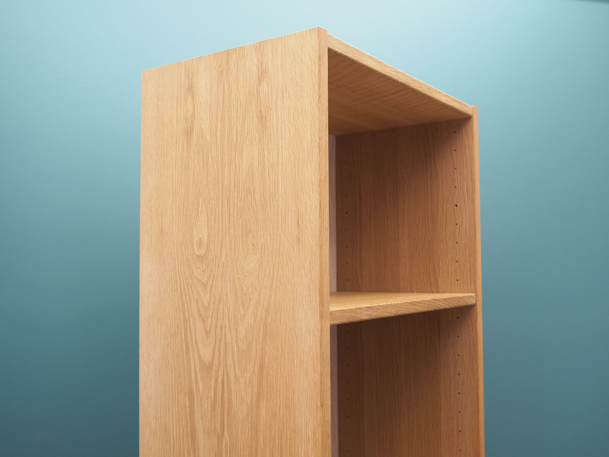 Ash bookcase, Danish design, 1960s, manufactured by Ansager Møbler