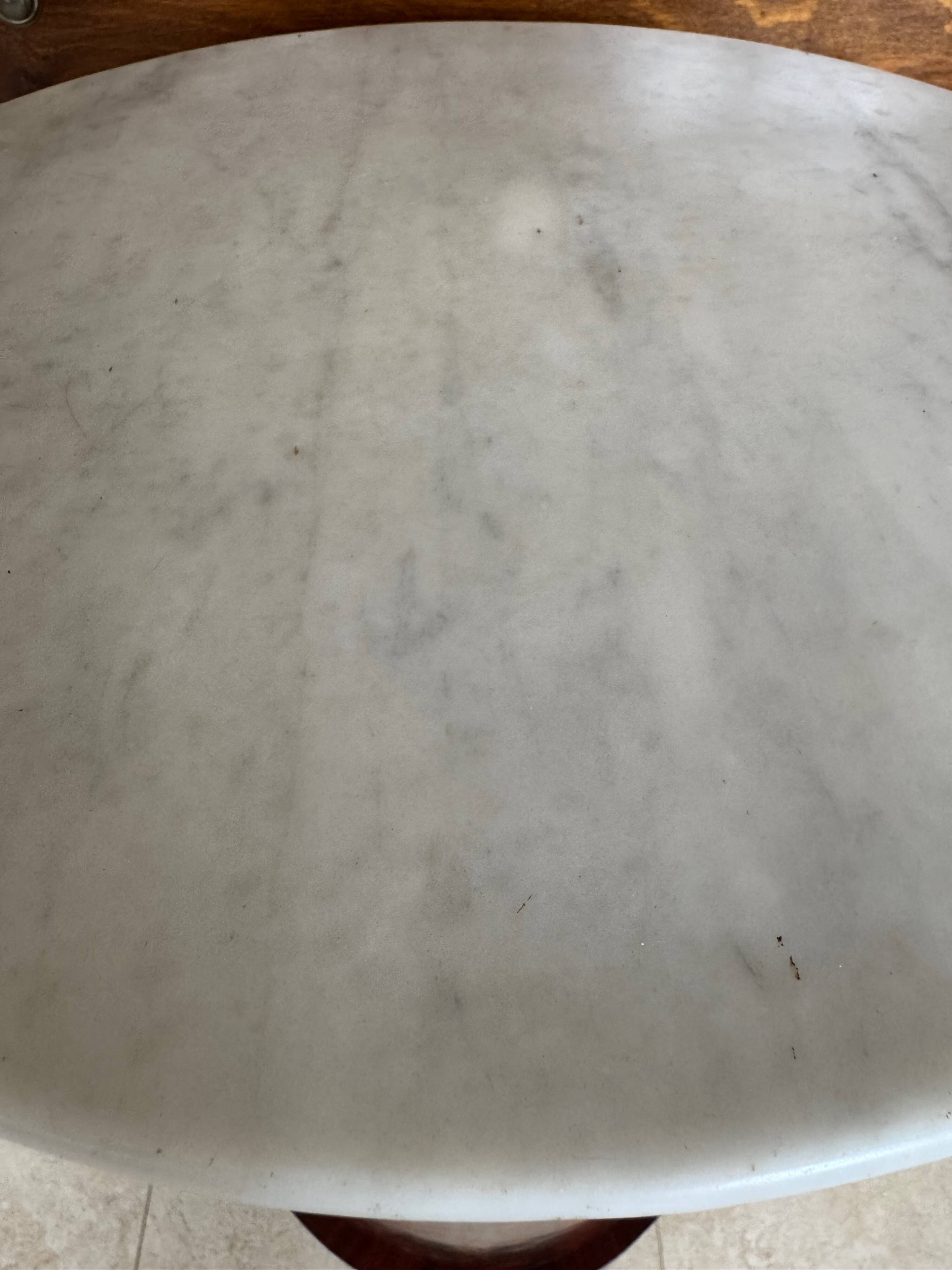 Somno Empire Acajou and White Marble, on wheels