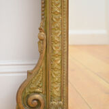Victorian giltwood wall mirror - 112x121cm