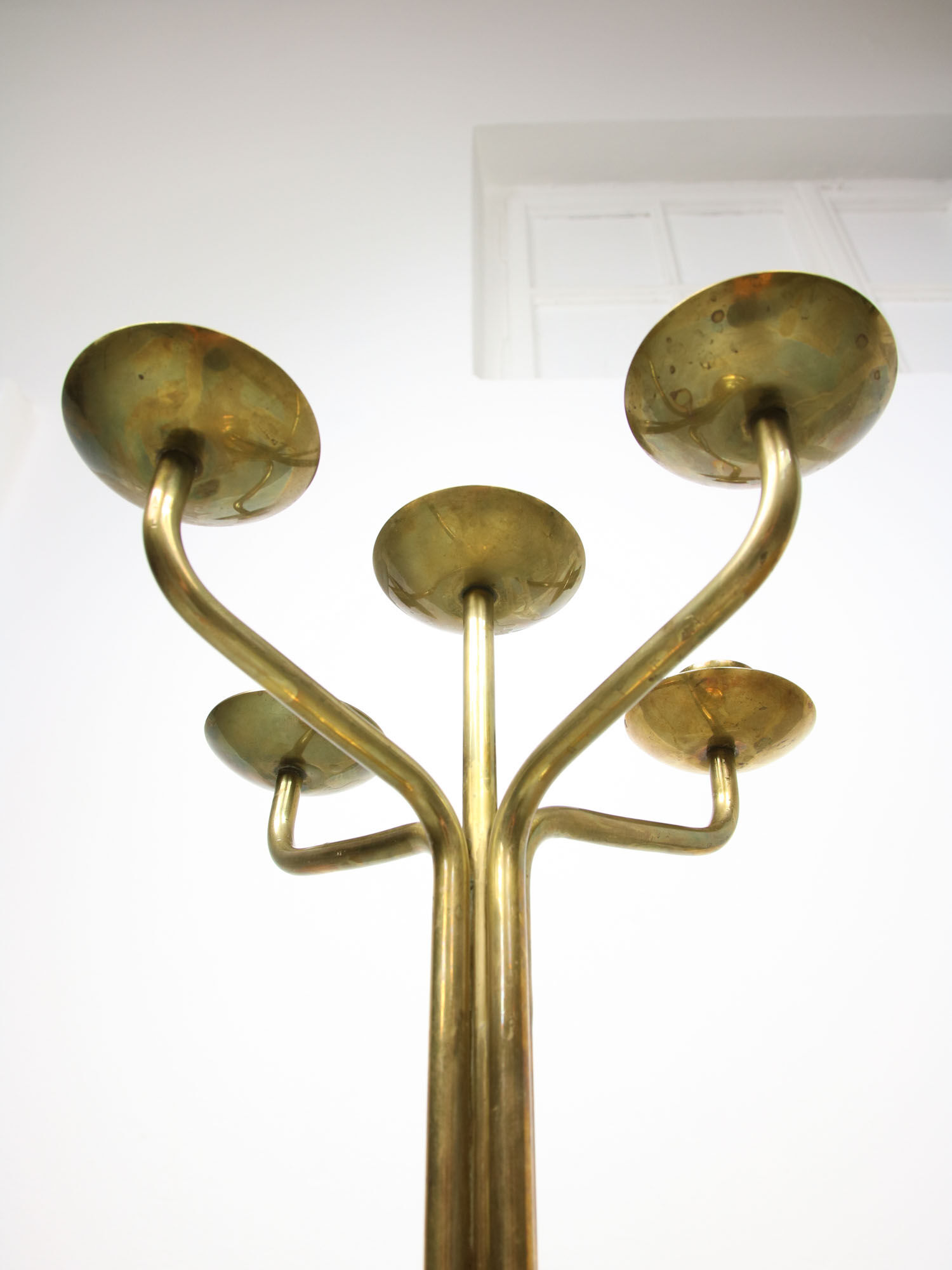 Vintage Brass 5-arm candlestick