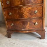 Walnut veneer secretary desk