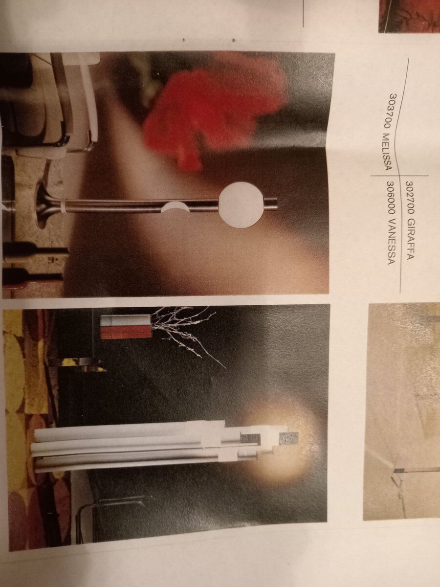 Lampadaire Vanessa par Angelo Brotto pour Esperia, années 1970.