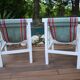 Pair of "hammock" armchairs by Robert Mallet Stevens