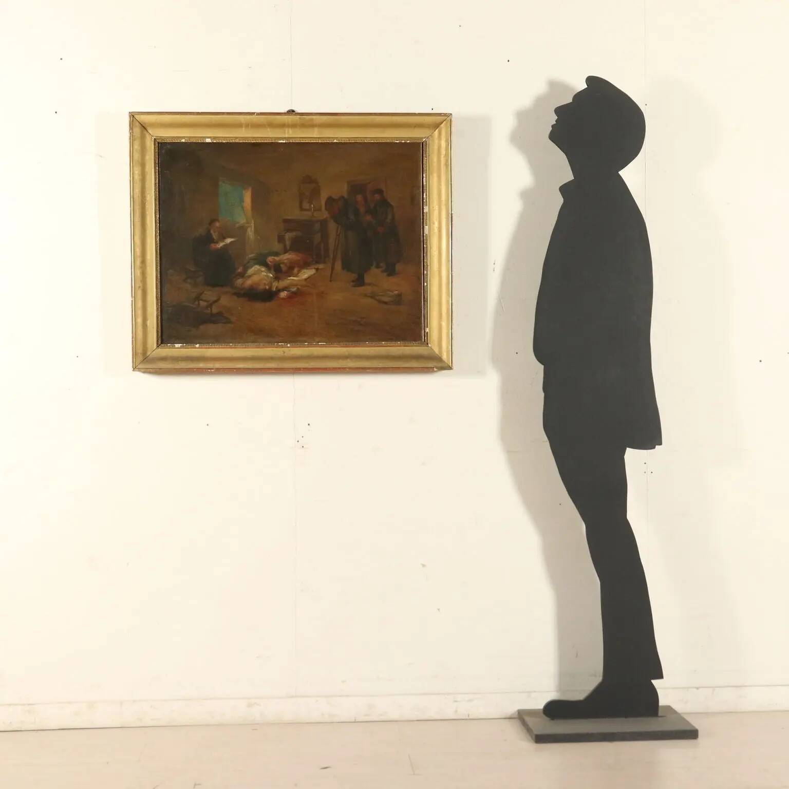 The Tragic Return, oil on canvas, late 1800s