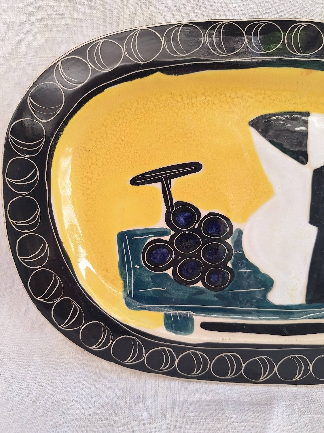Jacques Pouchain ceramic dish