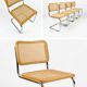 To be seized! 4 original Breuer chairs — made in Italy, 1993.