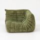 Michel Ducaroy for Ligne Roset Olive Togo 2-seat Sofa and corner seat, Set of 2