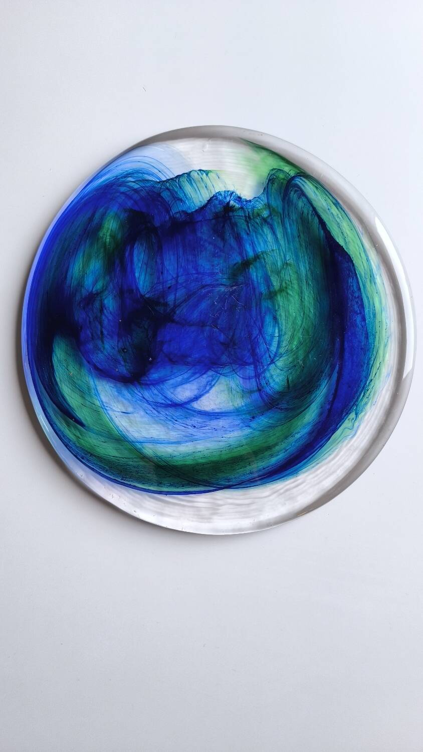Dessous de plat en verre de Murano 1980