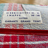 Tablecloth and 12 napkins