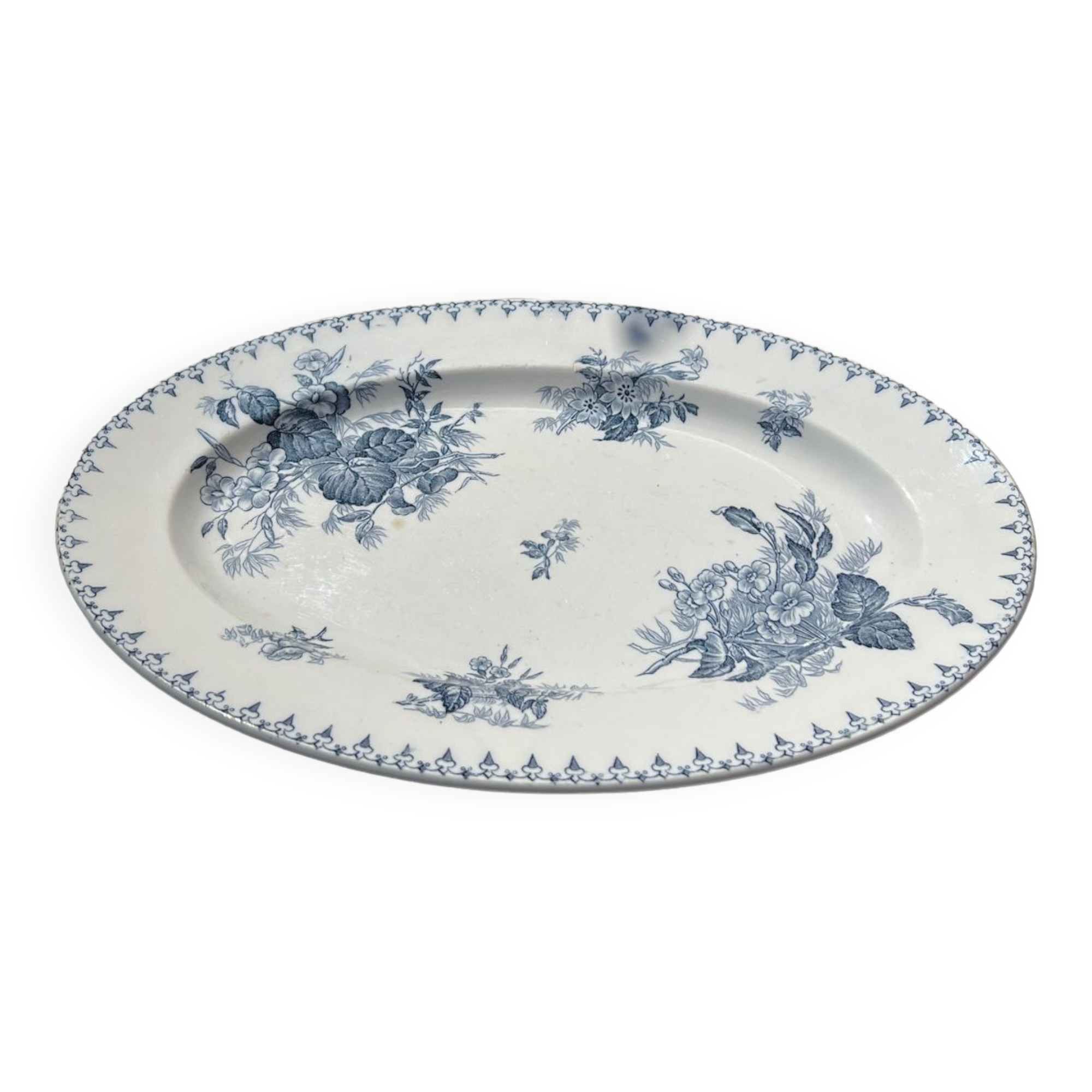 Presentation dish Sarreguemines (Flora)