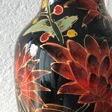 Large vase with black Japanese decoration