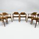Série de 6 fauteuils danois en teck - Vintage 1960