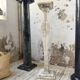 Set of 4 marble columns or pedestals.