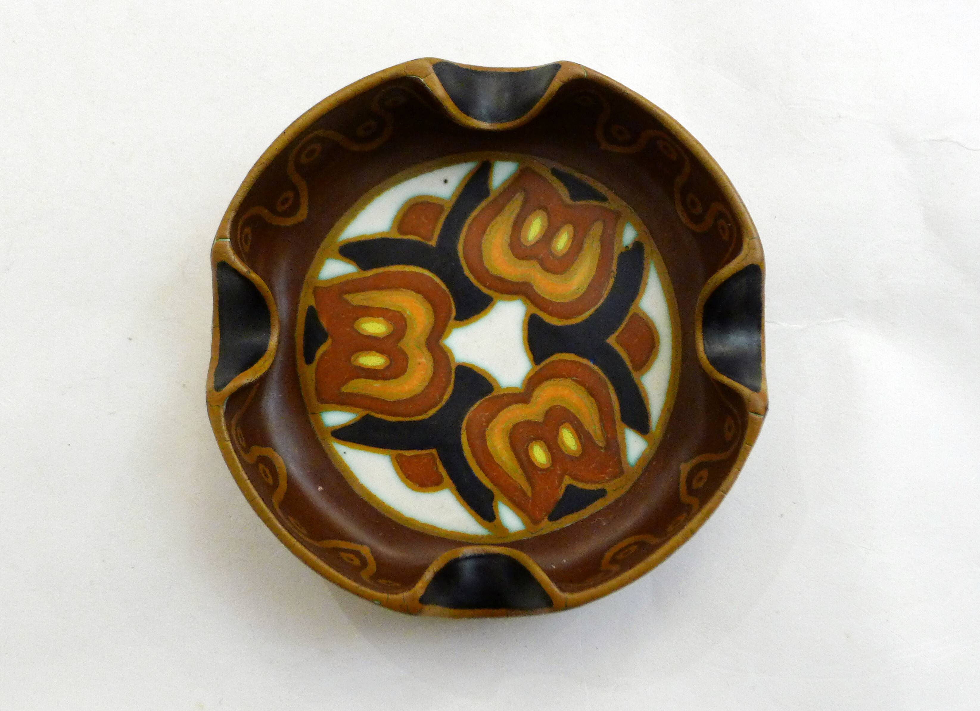 Boch Keramis Art Deco Ashtray