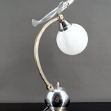 Art Deco / Streamline Moderne "Airplane" propeller lamp, circa 1930-1940