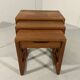 BR Gelsted teak nesting tables with drawer Denmark