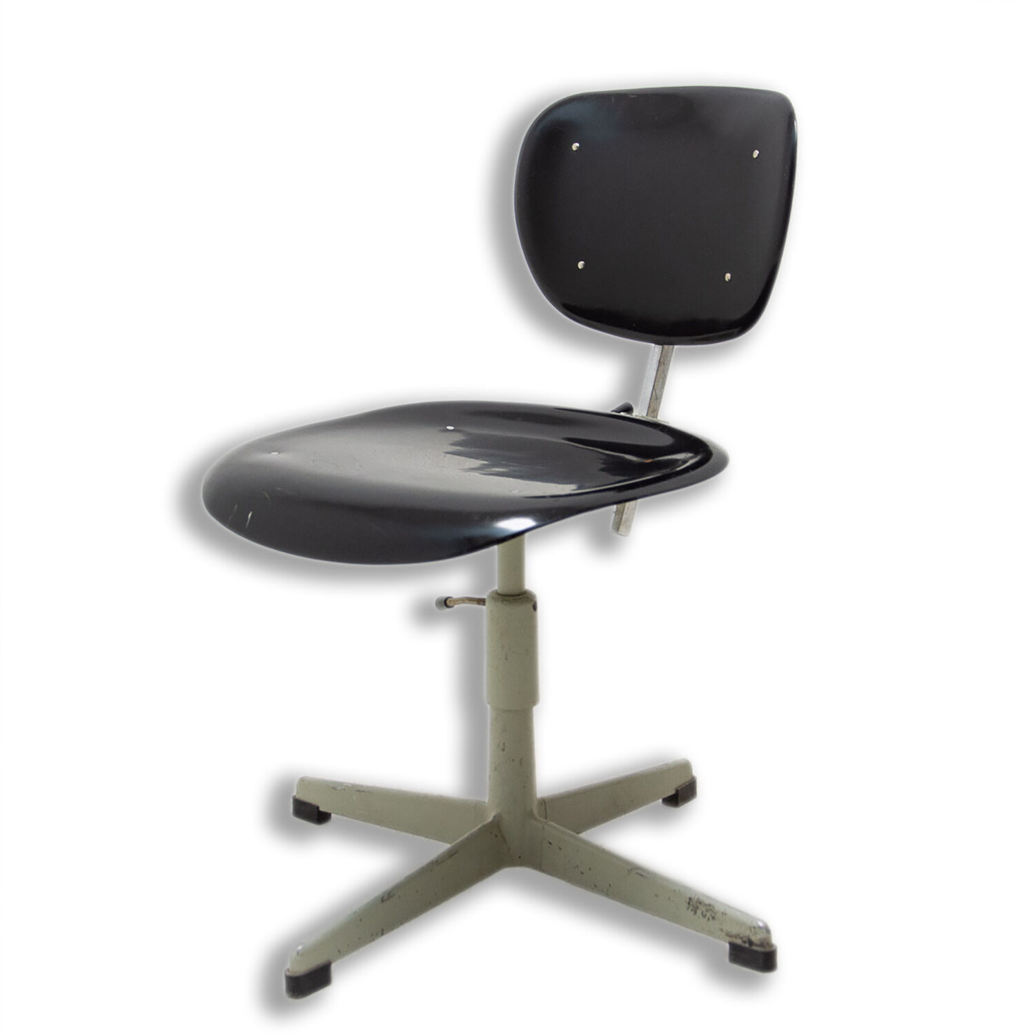 Vintage Industrial swivel work desk chair by Kovona, 1950´s
