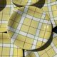 Dessert plates Salins France towel pattern from the 50s-60s.