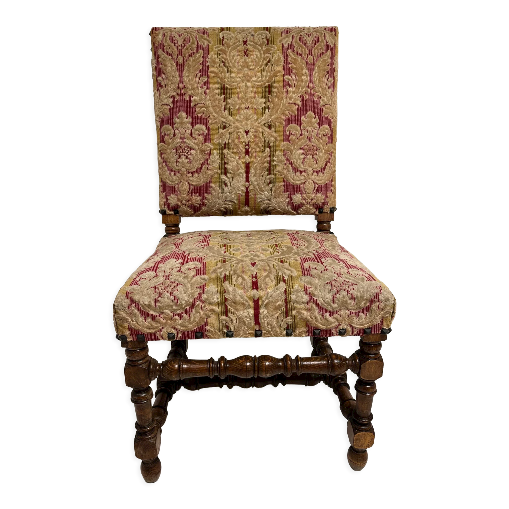 Louis XIII style walnut chair