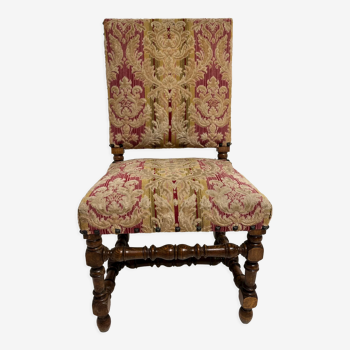 Louis XIII style walnut chair