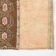 2x6 Turkish Short Brown Handmade Vintage Runner Rug, 64x174Cm