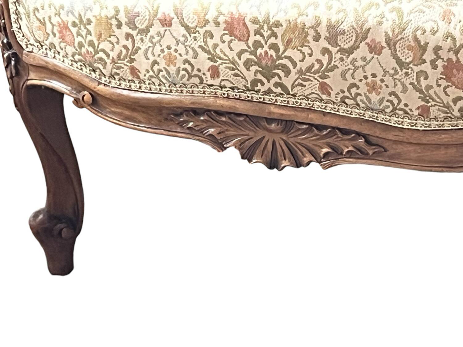 Complete living room Italian Louis XV style sofa armchair chair