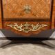Rosewood and Amaranth chest of drawers, Louis XV / Louis XVI Transition style – Late 19th century