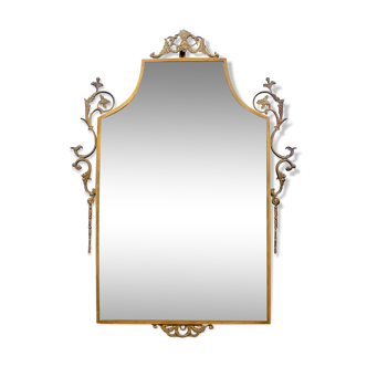 Miroir italien en bronze 63x87cm