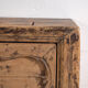 Low Shanxi cabinet in elm with carved door – China, circa 1930