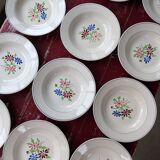 Set of 12 VF Paris soup plates