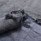 5x7 Shades Of Gray Vintage Kilim Rug, 156x231Cm