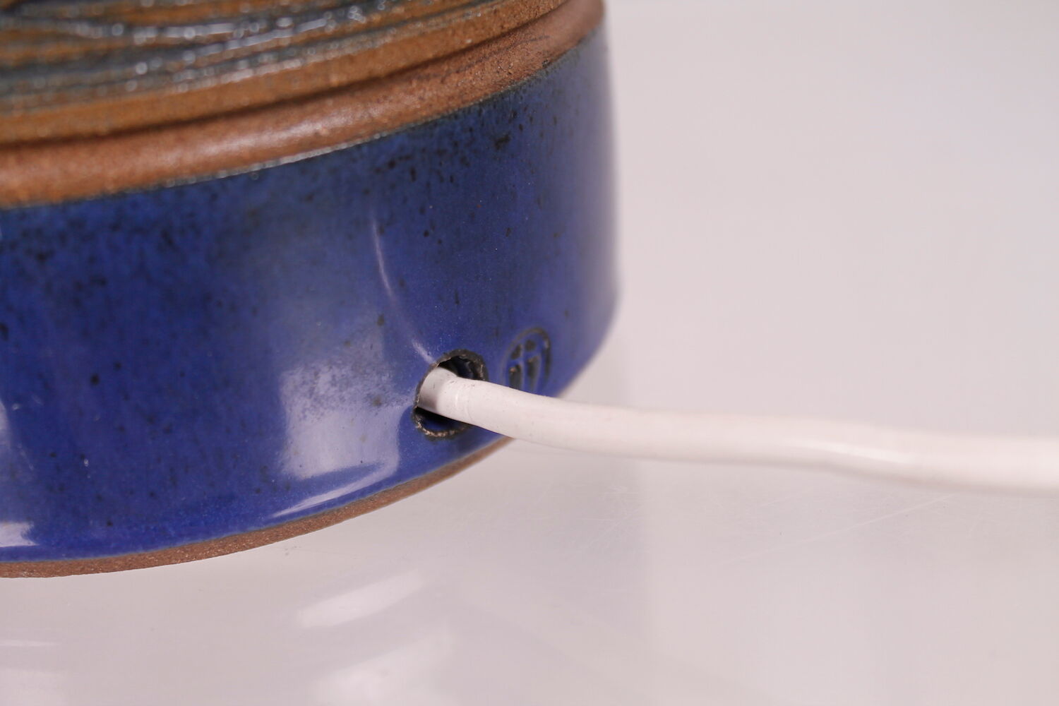 Scandinavian Ceramic Table Lamp, 1960s