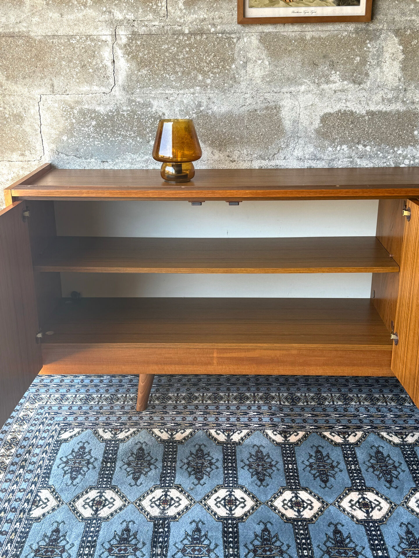 Enfilade scandinave vintage en teck, 1970
