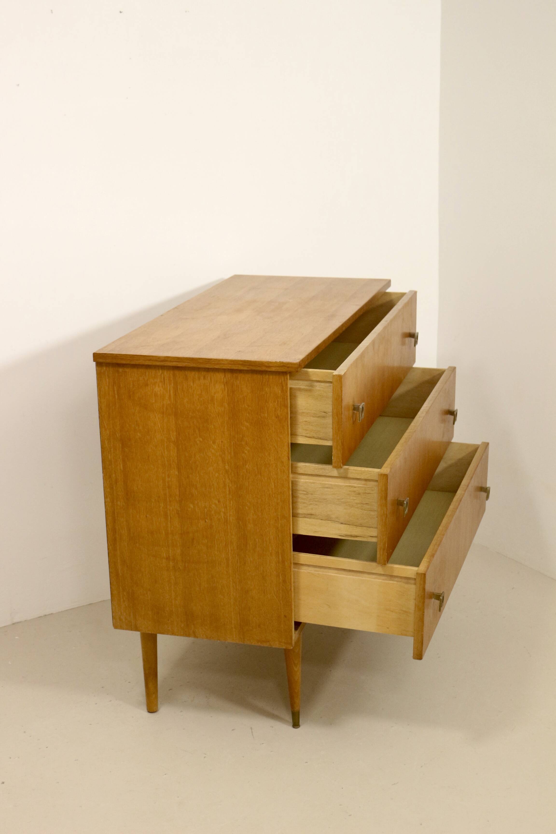 Scandinavian chest of drawers from the 60s, 3 drawers. Ref Romy