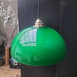 Green opaline pendant light