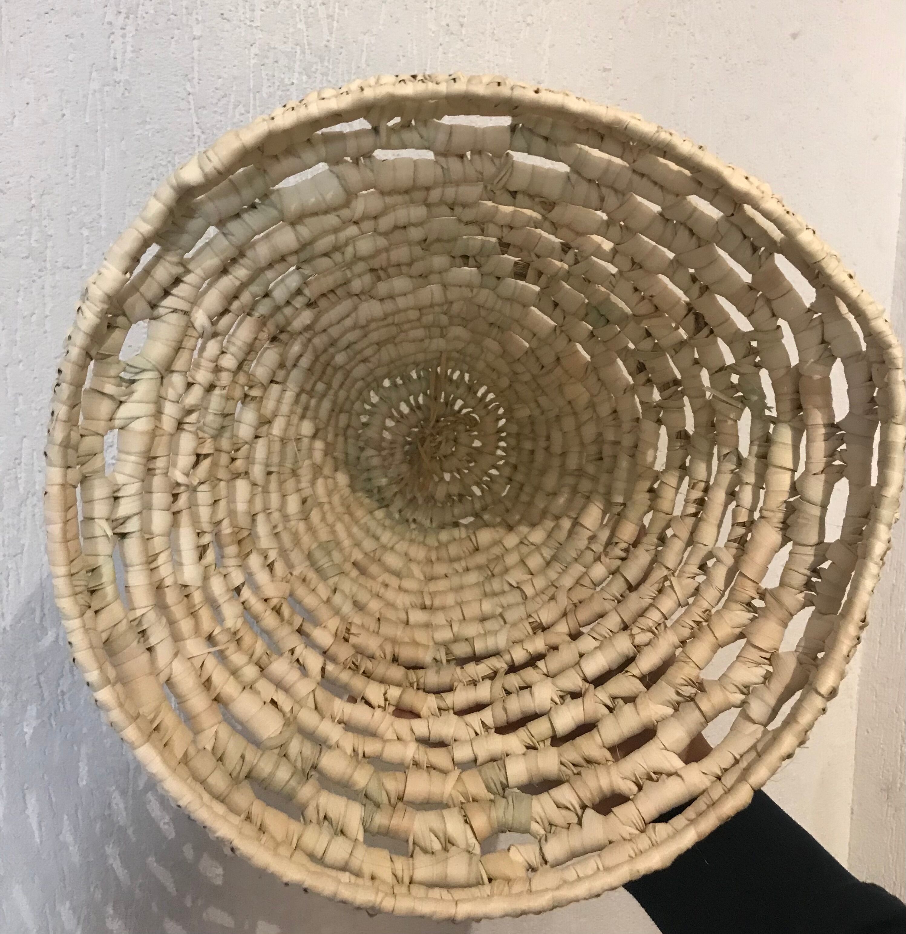 Lampshades in braided doum