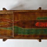 ceramic and glass coffee table