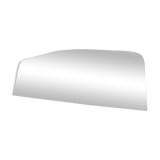 Bevelled mirror