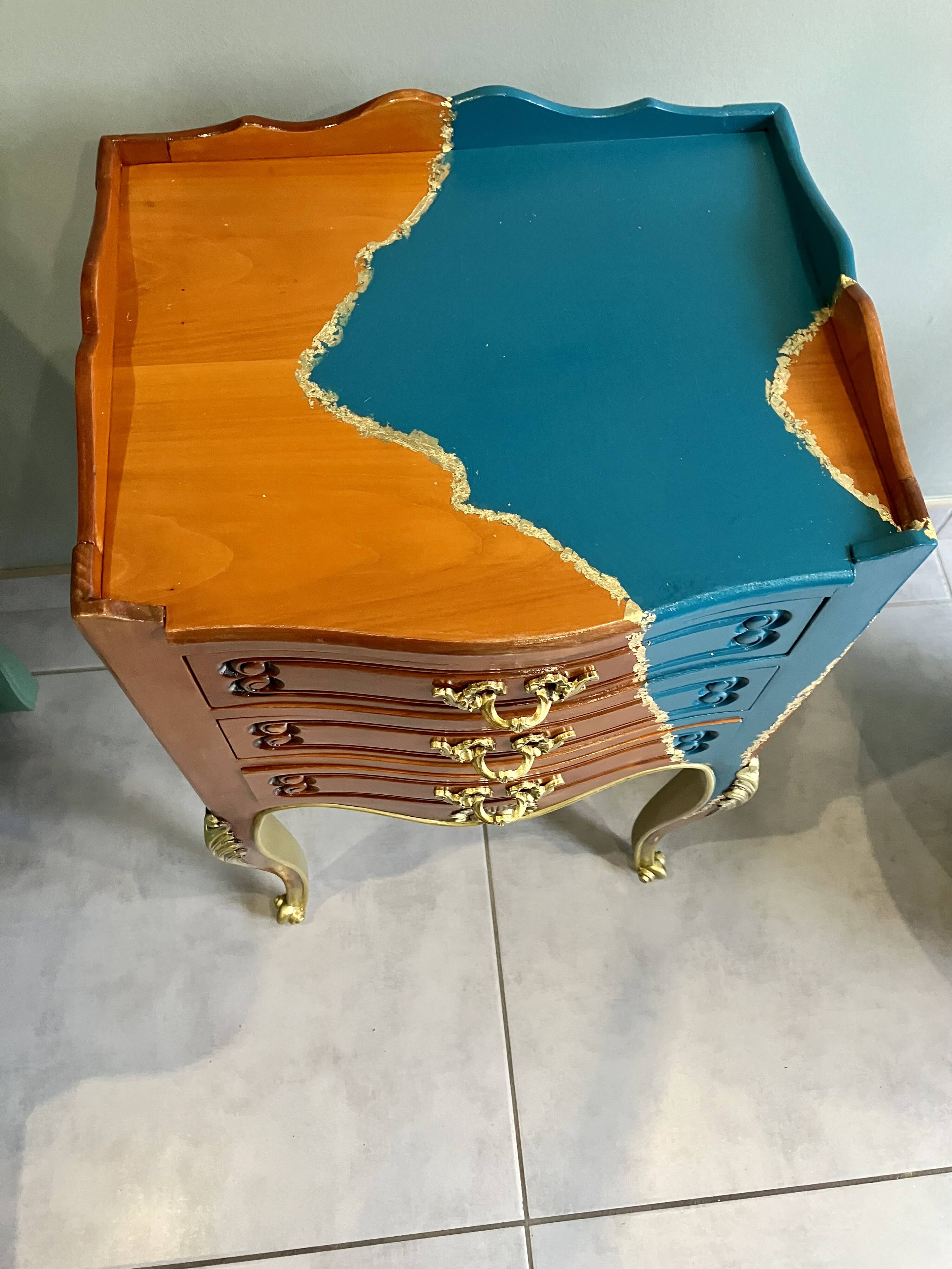 Bedside or nightstand or small piece of furniture