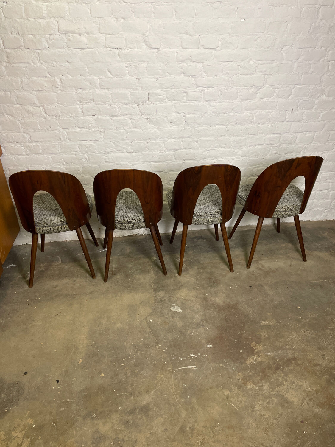 4 Antonin Suman chairs 1960