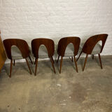 4 Antonin Suman chairs 1960