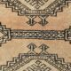 Tapis persan vintage noir crème 3 x 10, 76 x 303 cm SK 20938