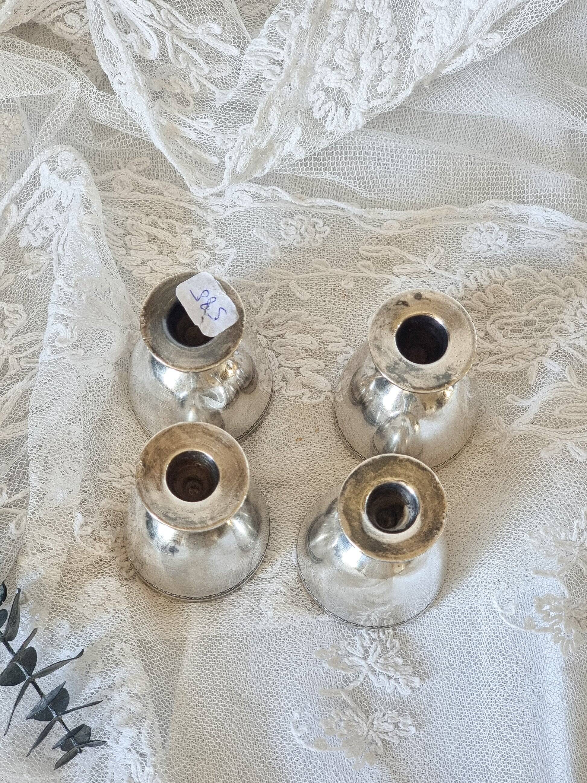 Silver-plated egg cups