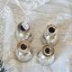 Silver-plated egg cups