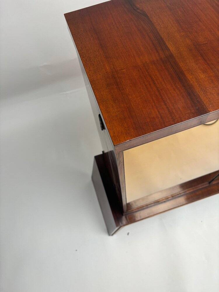 Mid-Century Modern Italian Mirrored Dry Bar Cabinet, 1950s