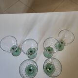 6 grands verres à pied