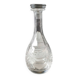 Lorraine crystal design carafe/gérard model. empire style decor. height 28 cm