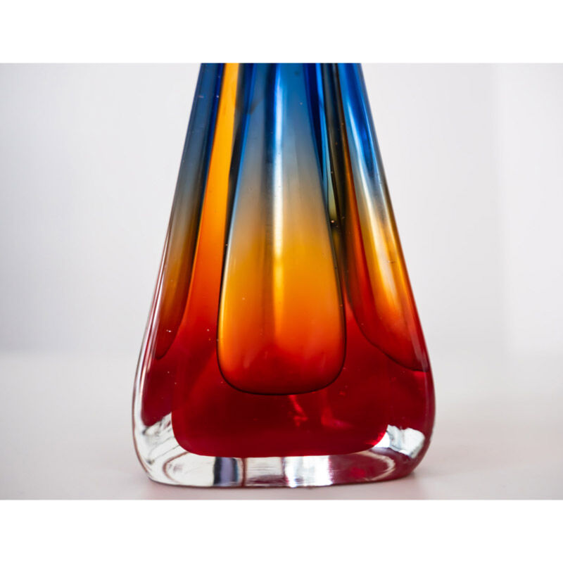 Murano glass vase, Italy 1960s