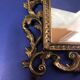 Small Rococo Baroque style mirror by Roberta Wood vintage 50/60