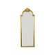 French Wall Mirror Hall Mirror Gold Plated Classic Acanthus Crown 93cm